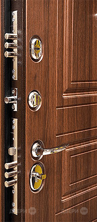 Входная металлическая Дверь Сударь МД-25 Орех бренди в Лосино-Петровский