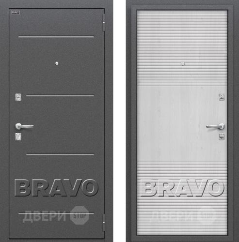 Входная металлическая Дверь Bravo Оптим Фит Pine Feelwood в Лосино-Петровский