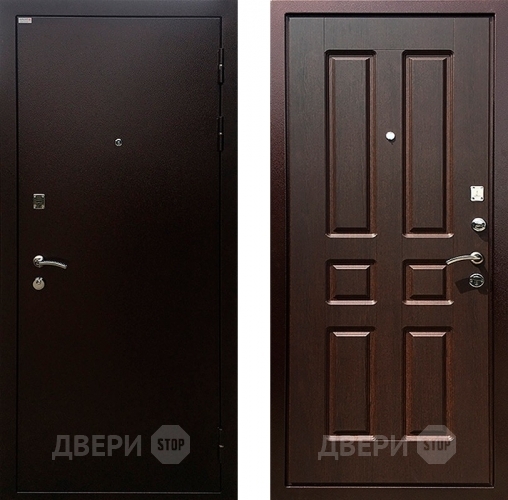 Входная металлическая Дверь Ратибор Комфорт Орех премиум в Лосино-Петровский