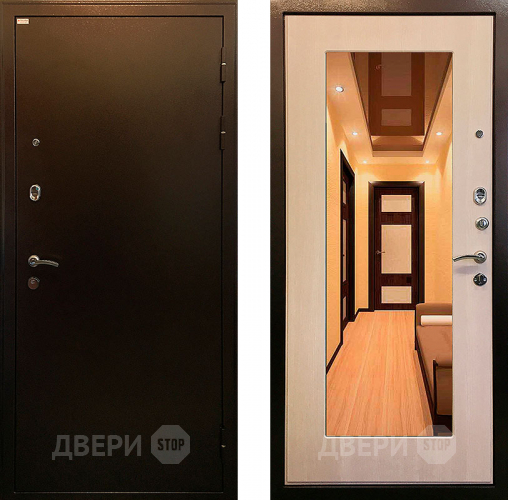 Входная металлическая Дверь Ратибор Милан 3К зеркало Экодуб в Лосино-Петровский