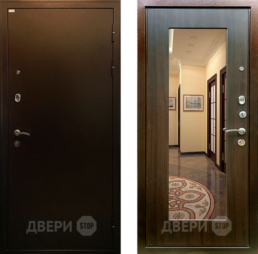 Входная металлическая Дверь Ратибор Милан зеркало Эковенге в Лосино-Петровский