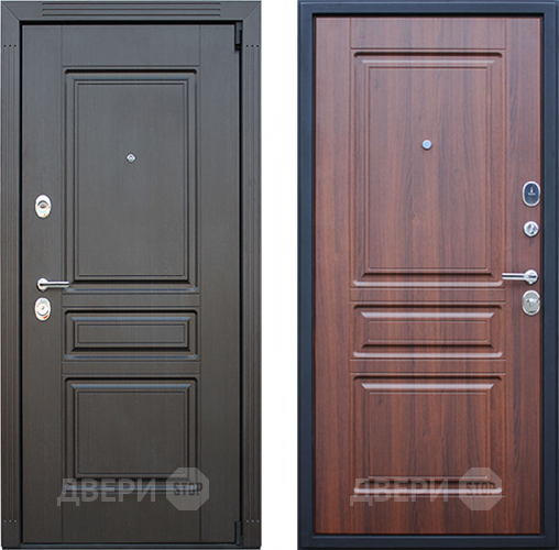 Входная металлическая Дверь АСД Гермес Орех бренди в Лосино-Петровский