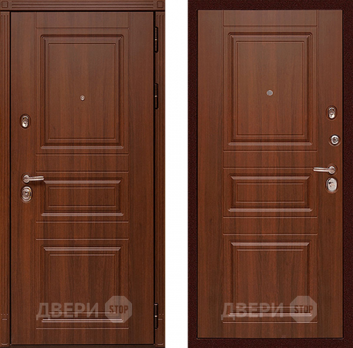 Входная металлическая Дверь Сударь МД-25 Орех бренди в Лосино-Петровский