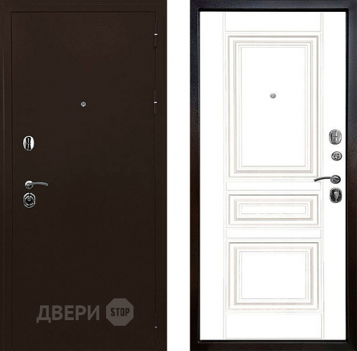 Входная металлическая Дверь Ратибор Рим 3К Белый матовый в Лосино-Петровский