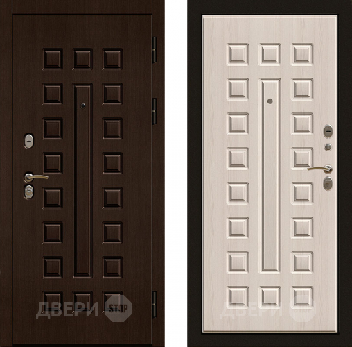 Входная металлическая Дверь Райтвер Р-Сенат Беленый Дуб в Лосино-Петровский