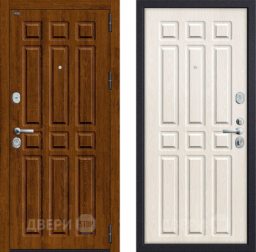 Входная металлическая Дверь Groff P3-315 Французский Дуб/Беленый Дуб в Лосино-Петровский