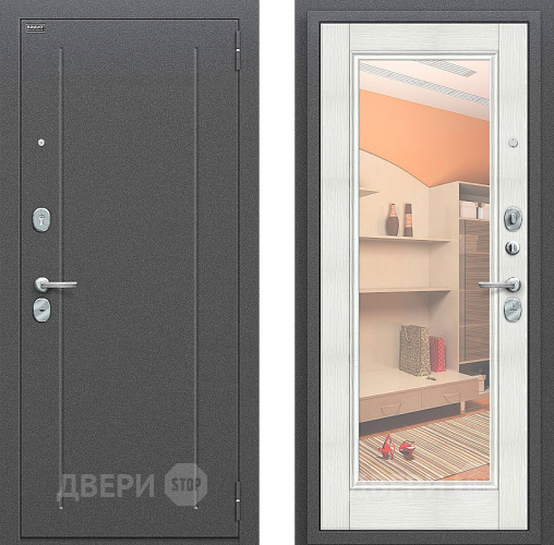 Входная металлическая Дверь Bravo Оптим Флэш Bianco Veralinga в Лосино-Петровский