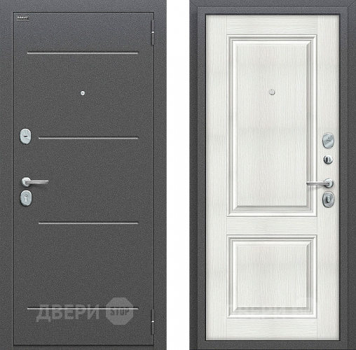 Входная металлическая Дверь Bravo Оптим Стиль Bianco Veralinga в Лосино-Петровский