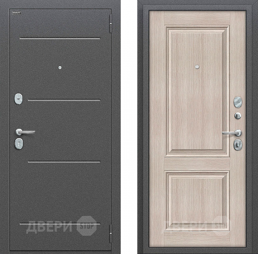 Входная металлическая Дверь Bravo Оптим Стиль Cappuccino Veralinga в Лосино-Петровский