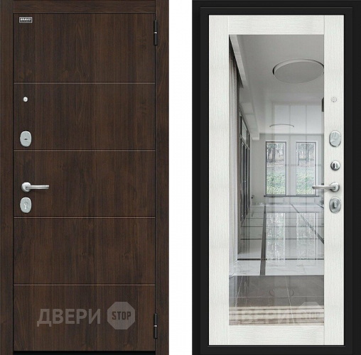 Входная металлическая Дверь Bravo Флэт Kale Almon/Bianco Veralinga в Лосино-Петровский