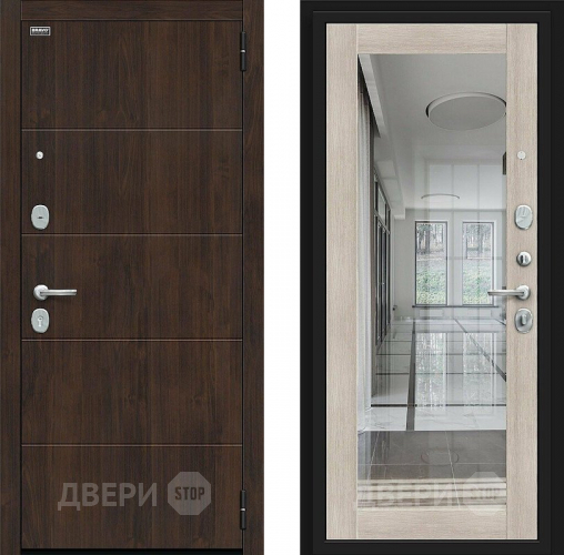 Входная металлическая Дверь Bravo Флэт Kale Almon/Cappuccino Veralinga в Лосино-Петровский
