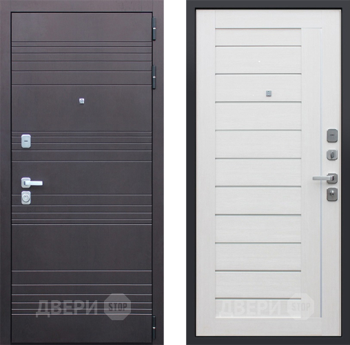 Входная металлическая Дверь АСД Дуэт Лиственница белая в Лосино-Петровский