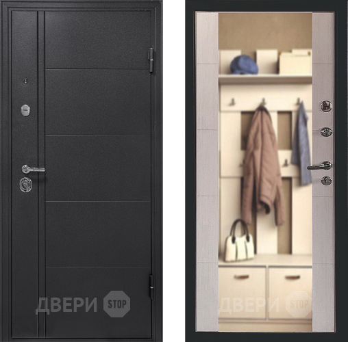 Дверь Форпост Эверест Зеркало Беленый дуб в Лосино-Петровский