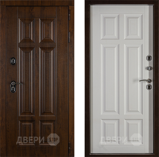 Дверь Заводская Урал ПП Лайт 3К Вайт (с терморазрывом) в Лосино-Петровский