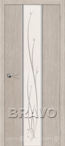 Межкомнатная дверь Глейс-2 Twig (3D Cappuccino) в Лосино-Петровский