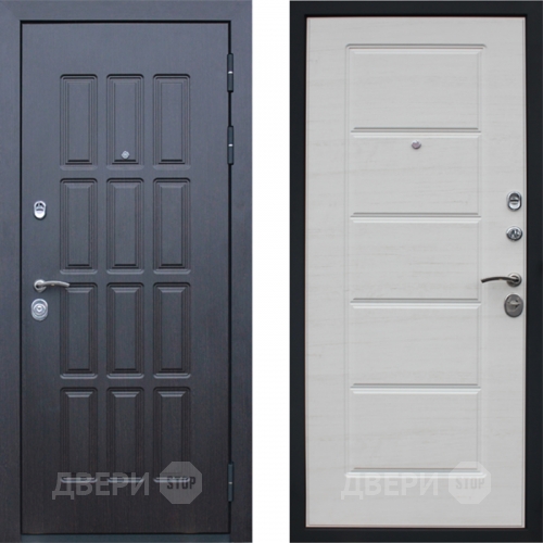 Входная металлическая Дверь АСД Фортуна Беленый дуб поперечный в Лосино-Петровский