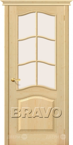 Межкомнатная дверь со стеклом М7 (Без отделки) в Лосино-Петровский