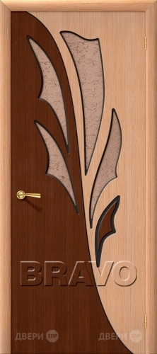 Межкомнатная дверь со стеклом Дуэт (Дуб) в Лосино-Петровский