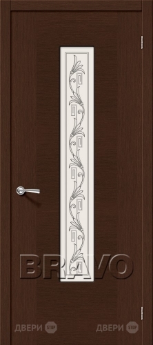 Межкомнатная дверь со стеклом Рондо (Венге) в Лосино-Петровский