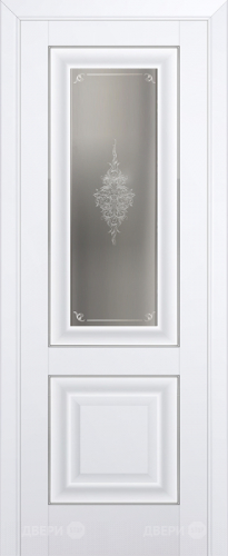 Межкомнатная дверь ProfilDoors 28U аляска (матовое, кристалл с узором) в Лосино-Петровский