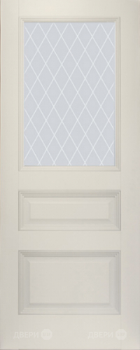 Межкомнатная дверь ProfilDoors 67U магнолия-сатинат (ромб) в Лосино-Петровский