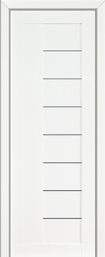 Межкомнатная дверь ProfilDoors 17L белый люкс (графит) в Лосино-Петровский