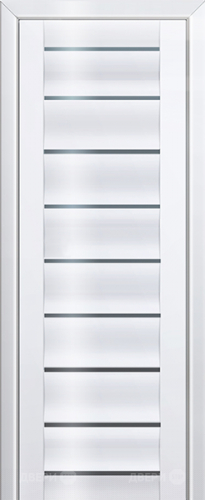 Межкомнатная дверь ProfilDoors 76L белый люкс (графит) в Лосино-Петровский