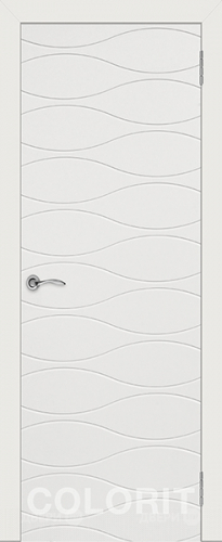 Межкомнатная дверь Граффити 3 ПГ белая эмаль в Лосино-Петровский