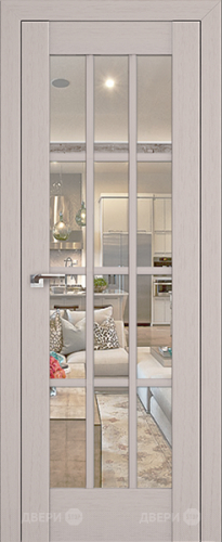 Межкомнатная дверь ProfilDoors 102X пекан белый (матовое) в Лосино-Петровский