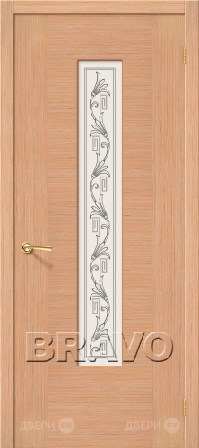 Межкомнатная дверь со стеклом Рондо (Дуб) в Лосино-Петровский