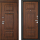 Входная металлическая Дверь (Дверной Континент) Порта Темный орех в Лосино-Петровский