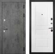 Райтвер Бетон 1501 Белый матовый  960х2050 мм