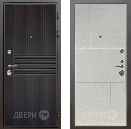 Входная металлическая Дверь Шелтер (SHELTER) Комфорт Черная шагрень 9 Гранит лава лайт в Лосино-Петровский