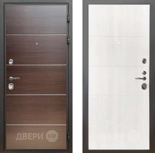 Входная металлическая Дверь Шелтер (SHELTER) Комфорт Венге структурный горизонт 7 Дуб филадельфия крем в Лосино-Петровский