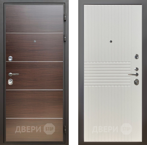 Входная металлическая Дверь Шелтер (SHELTER) Комфорт Венге структурный горизонт 10 Силк Сноу в Лосино-Петровский