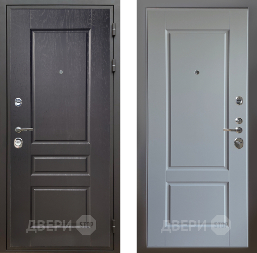 Входная металлическая Дверь Шелтер (SHELTER) Комфорт Дуб английский 6 Силк Маус в Лосино-Петровский