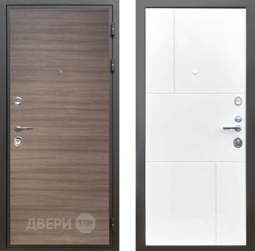 Дверь Шелтер (SHELTER) Комфорт Дуб тоскано поперечный 8 Белый матовый в Лосино-Петровский