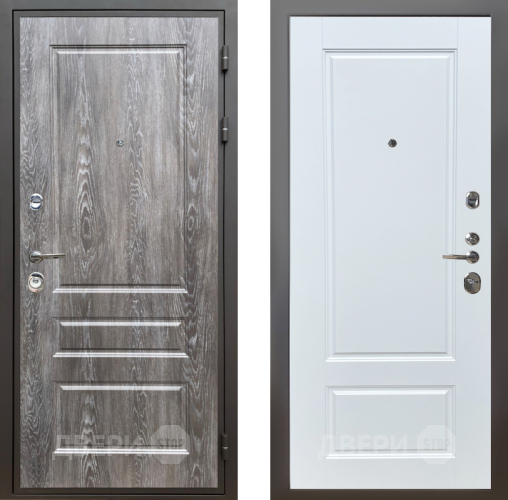 Дверь Шелтер (SHELTER) Комфорт Дуб шале серебро 4 Белый матовый в Лосино-Петровский