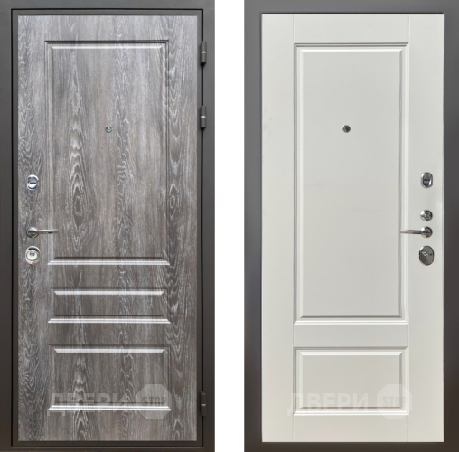 Входная металлическая Дверь Шелтер (SHELTER) Комфорт Дуб шале серебро 5 Силк тирамиссу в Лосино-Петровский