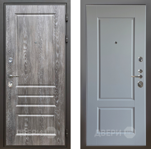 Входная металлическая Дверь Шелтер (SHELTER) Комфорт Дуб шале серебро 6 Силк Маус в Лосино-Петровский