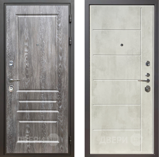 Дверь Шелтер (SHELTER) Комфорт Дуб шале серебро 11 Бетон крем в Лосино-Петровский