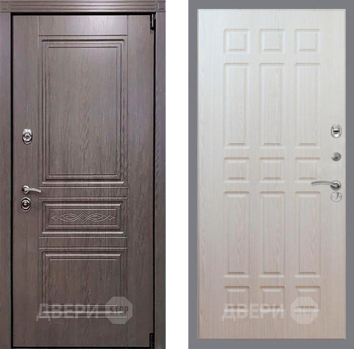 Входная металлическая Дверь Рекс (REX) Пренмиум-S FL-33 Беленый дуб в Лосино-Петровский