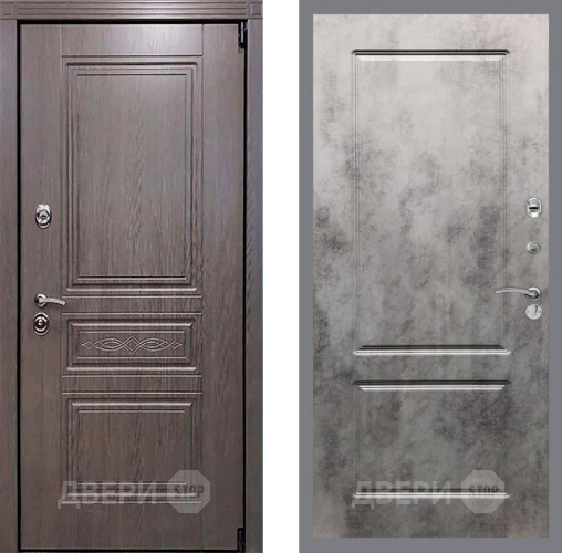 Входная металлическая Дверь Рекс (REX) Пренмиум-S FL-117 Бетон темный в Лосино-Петровский