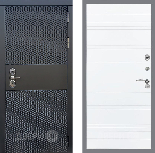 Входная металлическая Дверь Стоп БЛЭК CISA Лайн Силк Сноу в Лосино-Петровский