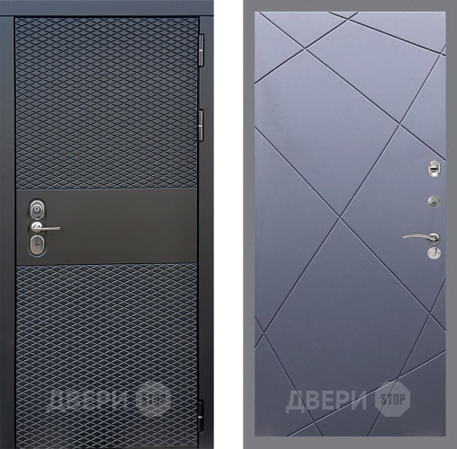 Входная металлическая Дверь Стоп БЛЭК CISA ФЛ-291 Силк титан в Лосино-Петровский