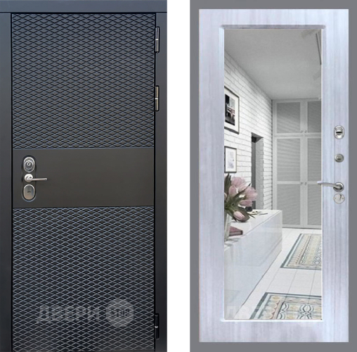 Дверь Стоп БЛЭК CISA Зеркало Сандал белый в Лосино-Петровский