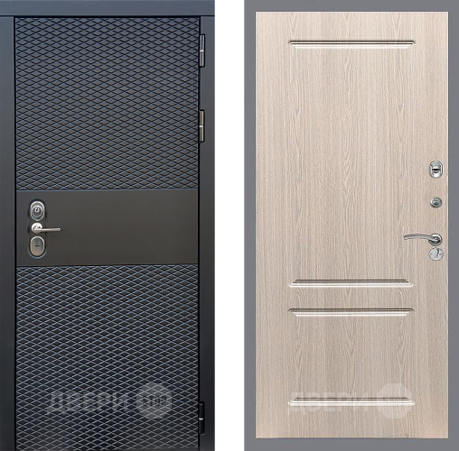 Входная металлическая Дверь Стоп БЛЭК CISA ФЛ-117 Беленый дуб в Лосино-Петровский