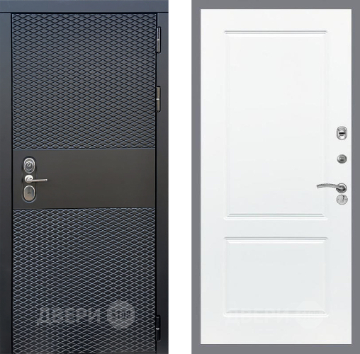 Входная металлическая Дверь Стоп БЛЭК CISA ФЛ-117 Силк Сноу в Лосино-Петровский