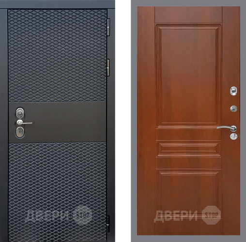 Входная металлическая Дверь Стоп БЛЭК CISA ФЛ-243 Итальянский орех в Лосино-Петровский