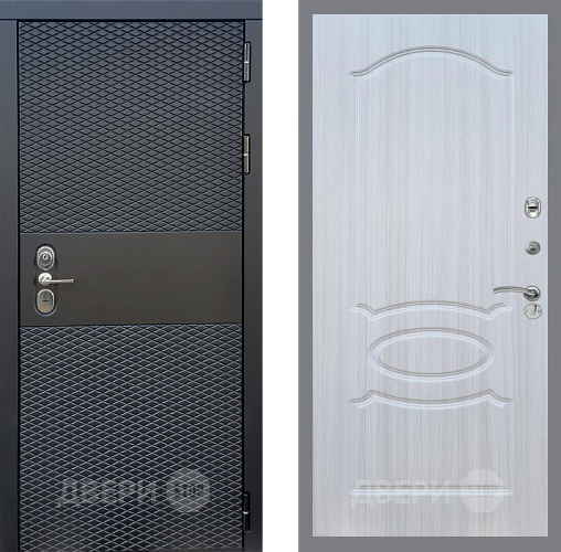 Входная металлическая Дверь Стоп БЛЭК CISA ФЛ-128 Сандал белый в Лосино-Петровский